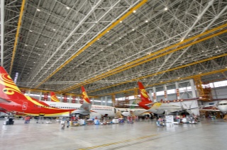 海南自貿港一站式飛機維修產業基地定檢機庫已完成1130余單維修項目